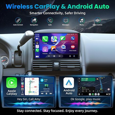 Car Radio for Honda CRV 2002-2006: 1280 * 800 HD Touchscreen Bluetooth 5.0 FM Upgrade Wireless Carplay & Android Auto DSP GPS Navigation SWC Mirror Link 5G WiFi Backup Camera in Saudi Arabia