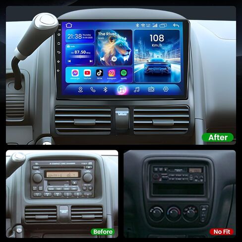 Car Radio for Honda CRV 2002-2006: 1280 * 800 HD Touchscreen Bluetooth 5.0 FM Upgrade Wireless Carplay & Android Auto DSP GPS Navigation SWC Mirror Link 5G WiFi Backup Camera in Saudi Arabia