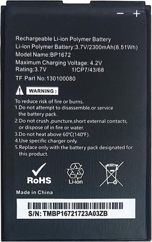 BP1672 Battery Compatible with Mo-xee Mifi Hotspot K779HSDL Replacement Battery for with Repair Tool kit in Kuwait