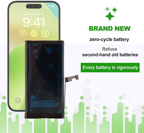 بطارية A3018 3.8 فولت 4000 مللي أمبير، متوافقة مع هاتف iphone15، تأتي مع أداة تركيب البطارية in Kuwait