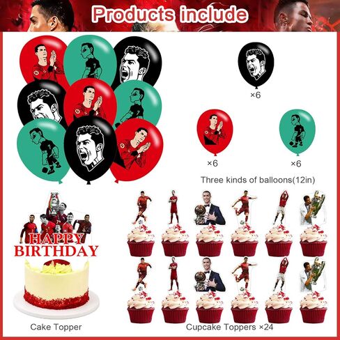 Ronaldo Birthday Backdrop,Soccer Poster for Ronaldo Football Theme Party Decorations Sports Birthday Supplies Background Studio Shoot Photo Props in Saudi Arabia