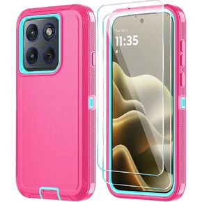 Qinmay for Motorola Moto Edge 5G 2026 Phone Case, WineRedPink in Saudi Arabia