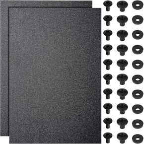 92 Pcs Holster Making Kit - 2 Thermoform Sheets + 90 Fasteners Washers for DIY Knife Sheath Tactical Armor Airsoft Keel Guards Cosplay in Kuwait