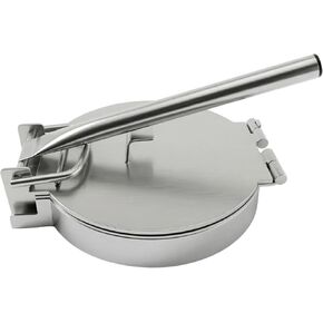 Alpha Living Large Stainless Steel Tortilla Press - Heavy Duty Round Tortilla Maker with Reinforced Handle Base - Manual Dough Press for Flour Tortillas, Naan, Empanadas, Flatbread, Pizza Dough in Saudi Arabia