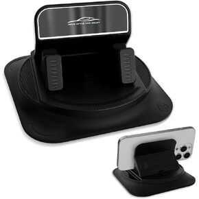 Dashboard Mobile Phone Holder, Car Phone Mount, 360 Degree Rotation Car Dashboard Cellphone Mount, Auto Accessories Self-Adhesive Non-Slip Navigation Fixing Holder Fit for Most Vehicles in Saudi Arabia
