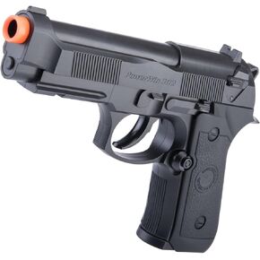 Evike Airsoft - Win Gun High Power M9 CO2 Powered Airsoft Gas Airsoft Pistol - Black in Saudi Arabia