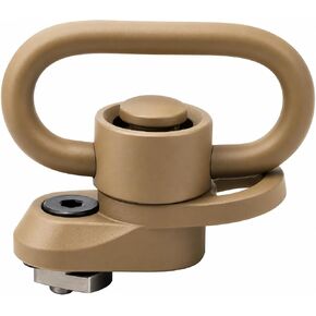 Gotical | 1.25 inch QD Swivel with Rail Attachment Set | Base fits Rail with Clever Hole for Snap Clip Hook | Durable in Saudi Arabia
