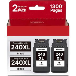 PG-240 XL 240XL Black Ink Replacement for Canon 240XL Ink Cartridge in Kuwait