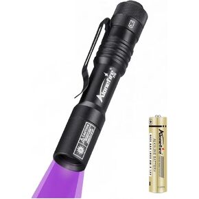 ALONEFIRE P70 Mini 365nm UV Flashlight, 3W Black Light with Black Filter in Saudi Arabia