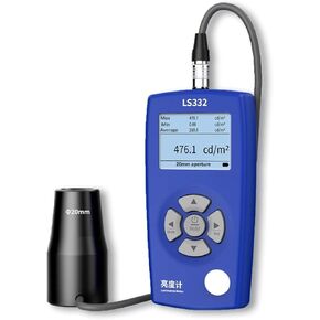 Digital Luminance Meter, Light Meter Brightness Tester with 10/20mm Probes, 1-1000000 cd/m² for HDR Screens Projectors Flicker CRI Spectrum Analysis in Saudi Arabia