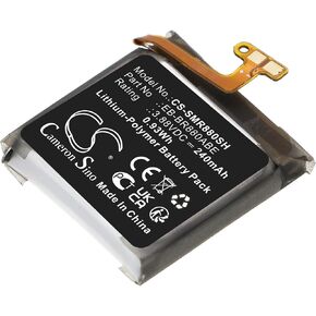 Battery Replacement for SM-R880N SM-R880NZSAXAA SM-R880 SM-R880NZKAXAA SM-R865U SM-R885U SM-R885UZSAXAA SM-R880NZSCXAA SM-R885 Watch 4 40mm GH43-05068A EB-BR880ABY EB-BR880ABE EB-BR860ABY in Saudi Arabia