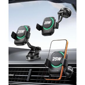 INIU MagSafe Car Mount Charger, Original Qi2.2 Certified 25W Fast Charging in Saudi Arabia