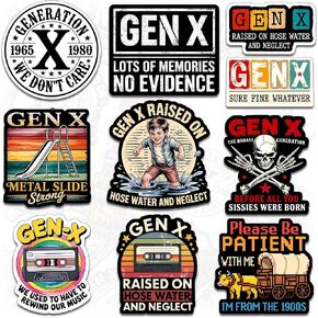 Gen X Raised On Hose Water and Neglect Sticker, Generation X, 20pcs-3in in Saudi Arabia