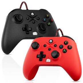 Gamrombo 2 Pack Wireless Controllers for Xbox One | Gaming Controller for Series X|S, & PC, with Turbo, Macro, Dual Vibration Hall Trigger, 3.5mm Audio Jack, 2.4GHz Adapter in Saudi Arabia