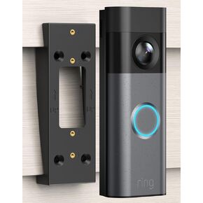 Vinyl Siding Mount for Ring Battery doorbell (2nd Gen 2020/2024 Release)/1/2/3/3 Plus/4, Adjustable Angle Mounting Bracket for Ring Battery Doorbell Plus(2023)/Pro(2024),for 4" Standard Siding in Kuwait
