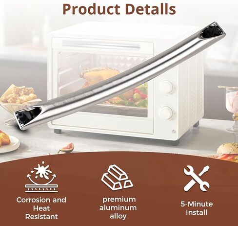 ME16A4021AS Microwave Door Handle, DE94-02933A Handle Compatible with Sam Sung Microwaves MC17F808KDT ME21K6000AS SMH2117S, Replacs DE64-02522A DE94-04313F DE94-04309A, with 2 Screws in Saudi Arabia
