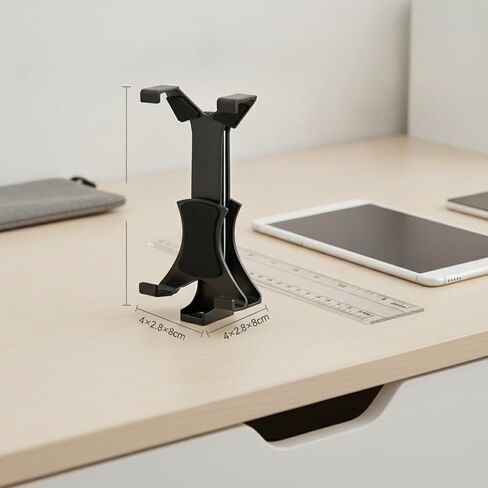 Tablet Holder Clamp for and Phone Sided Stretch Arm Mount with Stable Hold and Adjustable Viewing Angle Construction with 1/4 Inch Screw Hole Suitable for Tripod Filming in Saudi Arabia