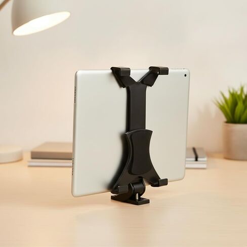 Tablet Holder Clamp for and Phone Sided Stretch Arm Mount with Stable Hold and Adjustable Viewing Angle Construction with 1/4 Inch Screw Hole Suitable for Tripod Filming in Saudi Arabia