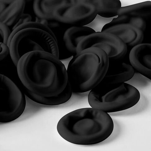 400 Pcs Latex Finger Cots Disposable Fingertips Protective Finger Cots, Black in Kuwait