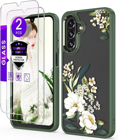 Clear Flower Pattern Case for Samsung Galaxy S26 Plus-Purple in Saudi Arabia