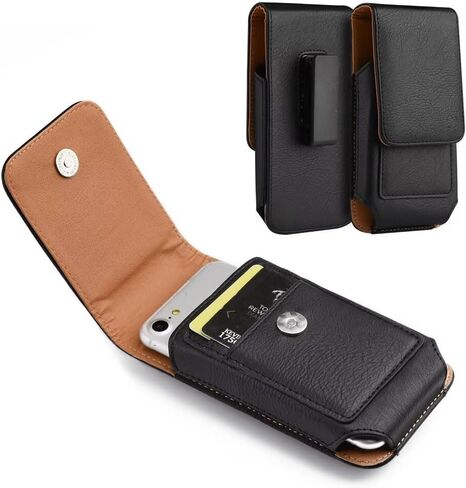 Black Belt Phone Holster Compatible with iPhone 16e, 16 Plus, 16 Pro, 16, 15, 15 Pro, 15 Plus, 15 Pro Max, Compatible with Motorola Moto G86, G86 Power, S50, G55, G85, X50 Ultra, G64, G54 Power in Saudi Arabia