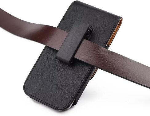Black Belt Phone Holster Compatible with iPhone 16e, 16 Plus, 16 Pro, 16, 15, 15 Pro, 15 Plus, 15 Pro Max, Compatible with Motorola Moto G86, G86 Power, S50, G55, G85, X50 Ultra, G64, G54 Power in Saudi Arabia