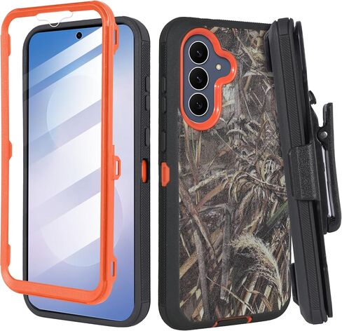 Compatible for Samsung Galaxy S26 FE 5G Case, Built in Screen Protector, Belt Clip Holster, Kickstand Heavy Duty Rugged Full Body Cover, Black Pro in Saudi Arabia