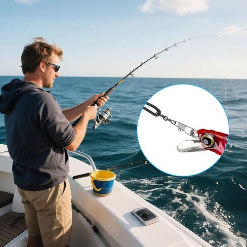 DONQL 200pcs Fishing Snap Swivels Fishing Lure Connecter with Snap Type B in Saudi Arabia