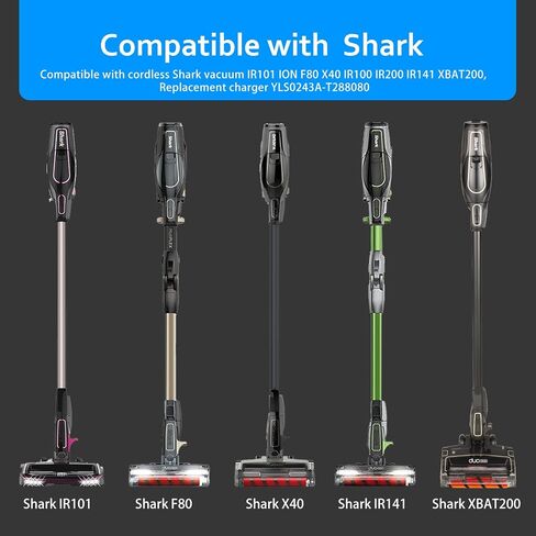 28.8V Battery Charger Replacement for Shark Cordless Vacuum IR101 IR70 IR100 IR141 XBAT200, YLS0243A-T288080 Adapter Charging Cord in Saudi Arabia