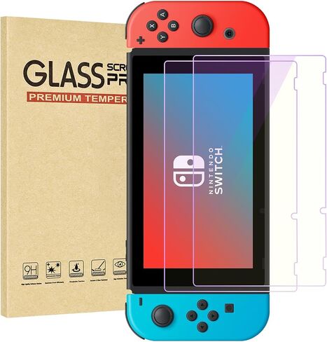 2-Pack Blue Light Blocking Screen Protector for Switch Model 2017 [6.2 Inch]- Anti Glare, Anti Scratch,Anti Fingerprint, Eye Protection Film,HD Clear, Bubble Free, 9H Hardness in Saudi Arabia