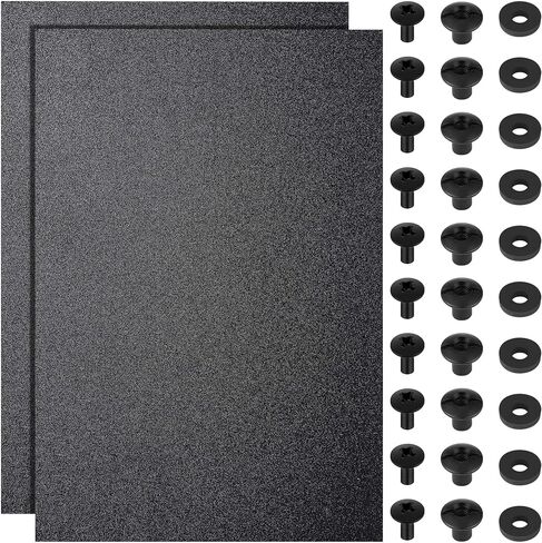 92 Pcs Holster Making Kit - 2 Thermoform Sheets + 90 Fasteners Washers for DIY Knife Sheath Tactical Armor Airsoft Keel Guards Cosplay in Kuwait