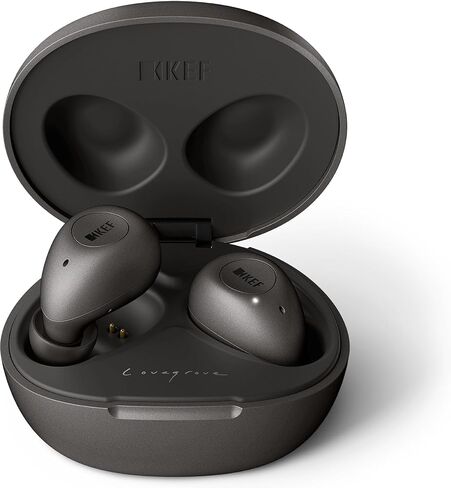 KEF Mu3 Noise Cancelling True Wireless Earphones (Charcoal) in Saudi Arabia