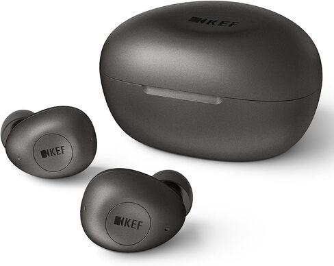 KEF Mu3 Noise Cancelling True Wireless Earphones (Charcoal) in Saudi Arabia