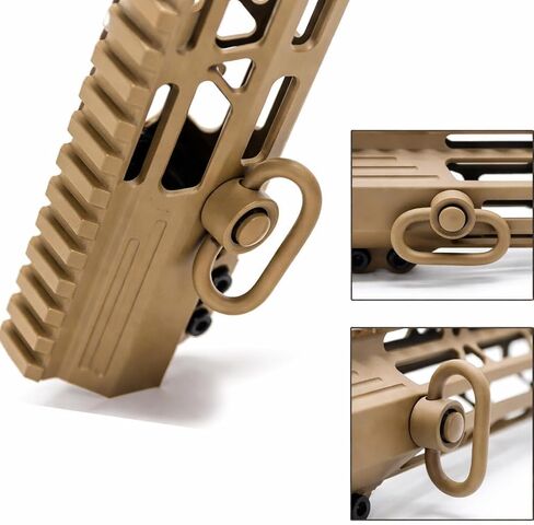 Gotical Combo - 2Pcs 5-Slot MLOK & Mount Kit-Push Button with Set of Screws & Allen Wrench… (Combo of 2 - Rail & Attachment) in Saudi Arabia
