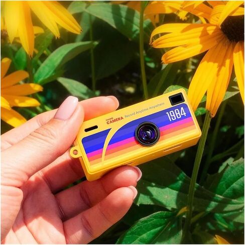 1080P Retro Portable Thumb Keychain Digital Camera, Wearable Mini Video Camcorder Recorder with Fill Flash in Saudi Arabia
