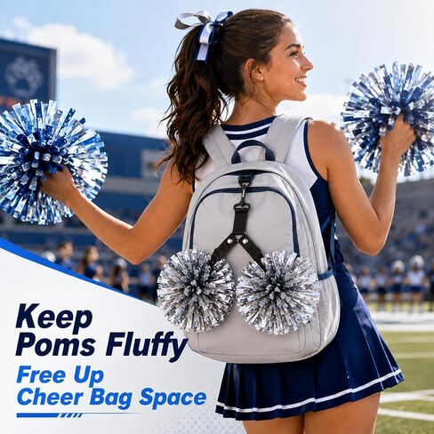 Pom Pom Holder for Backpack Cheer, Cheer Poms Poms Holder in Saudi Arabia