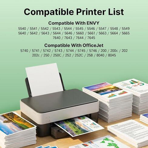 62XL Ink Cartridges Black and Color Replacement for HP Ink 62 HP 62XL in Saudi Arabia