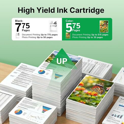 62XL Ink Cartridges Black and Color Replacement for HP Ink 62 HP 62XL in Saudi Arabia