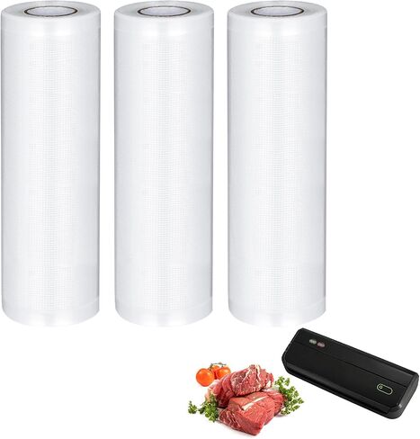 Vacuum Seal Bags For Food Compatible With Foodsaver Bags Rolls, 8 Inch in Kuwait