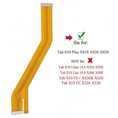 ubrokeifixit Galaxy Tab S10 Plus X826 LCD Display Connector Flex Cable Replacement for Samsung Galaxy Tab S10 Plus X828U X826B X820 12.4" in Kuwait