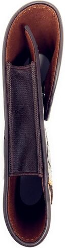 Texas West Men's Cowboy Small Leather Praying Cowboy Smartphone Holder Holster Cellphone Case in 2 Colors (Brown) in Saudi Arabia
