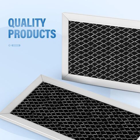 4Pcs Microwave Charcoal Filter Replacement for GE JX81H WB02X10956, Microwave Filter Replacement 8.67" x 3.95" Air Carbon Filter in Saudi Arabia