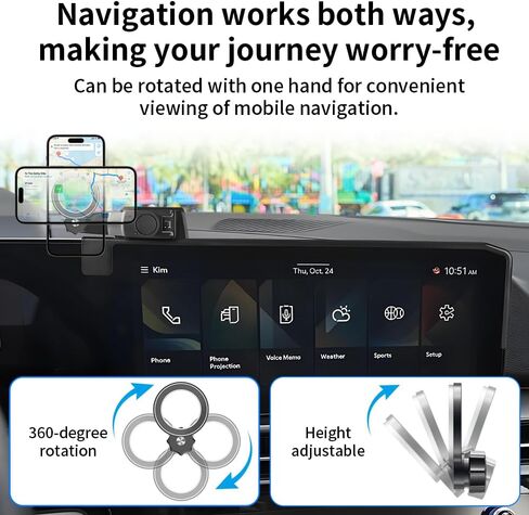 Car Magnetic Phone Mount for Kia Sportage 2026 Auto Interior Accessories Best Cellphone Holder Mobile Cradle Cell Phones Navigation Charging Screen Magnet Stand Accessory in Saudi Arabia