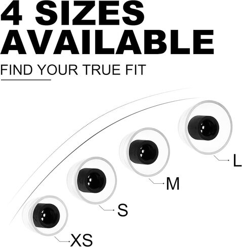 Ultra-Soft Ear Tips for Sony WF-1000XM6/XM5, Clear Silicone, 4 Sizes in Kuwait