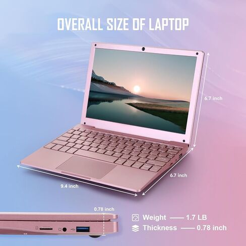 G-Anica Win 11 Laptop, Celeron Dual Core Processor, 8GB RAM +128GB Storage in Saudi Arabia