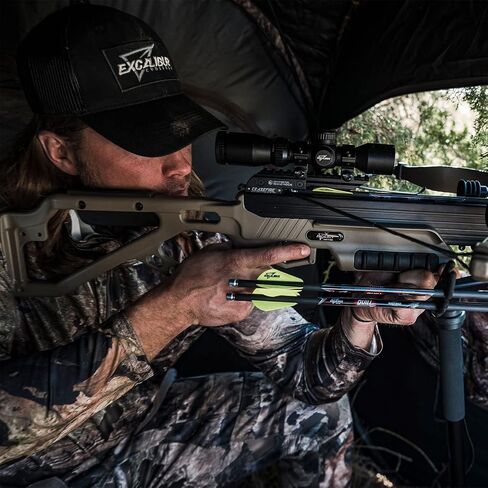 Excalibur Cheek Piece | Archery Hunting Durable Versatile Accessory Compatible with Micro Series, Grizzly, & Cub Crossbows Black in Saudi Arabia