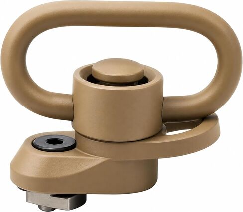 Gotical | 1.25 inch QD Swivel with Rail Attachment Set | Base fits Rail with Clever Hole for Snap Clip Hook | Durable in Saudi Arabia