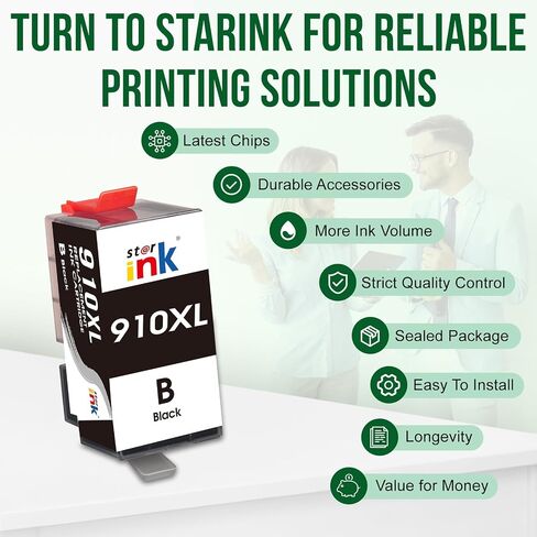 Starink 910XL Ink Cartridges Replacement for HP 910XL Black in Kuwait