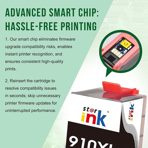 Starink 910XL Ink Cartridges Replacement for HP 910XL Black in Kuwait