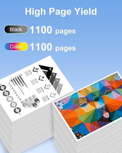 MC SUPRINT Remanufactured Ink Cartridges Replacement for Epson 812XL 5PK in Saudi Arabia